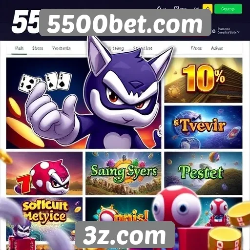 5500bet.com oferece ampla variedade de jogos online